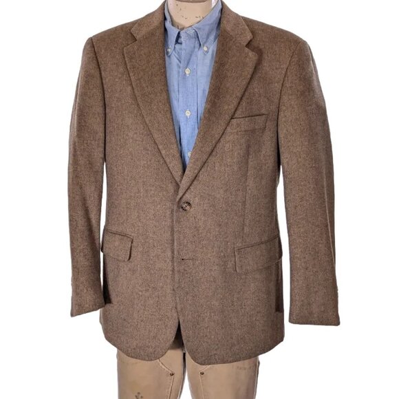 Lords of London Camel Hair Sport Coat Blazer Sz 42R EUC